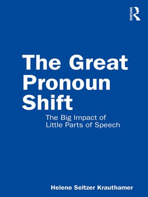 cover image of The Great Pronoun Shift